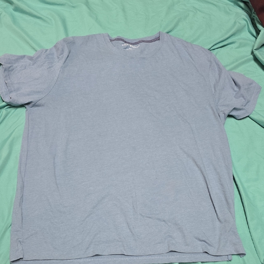 Lucky Brand Men's Heather Gray Short Sleeve Tee